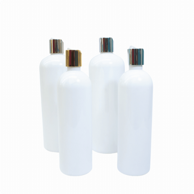 Botella Boston Blanca con Disc Top Casquillo